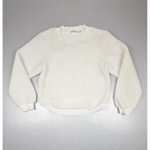 Alice & Olivia Sweater Womens XS. Cream Fleece Casual‎ Preppy